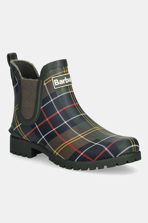 Barbour kalosze Wilton damskie kolor zielony LRF0066TN11 - zdjęcie produktu nr 1