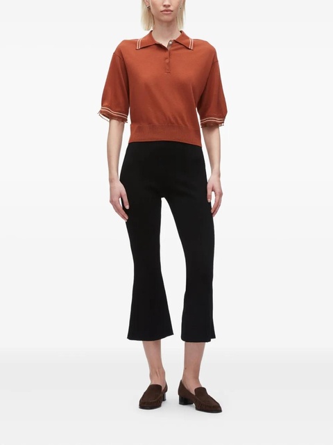 3.1 Phillip Lim short-sleeve wool polo shirt - Orange - zdjęcie produktu nr 2