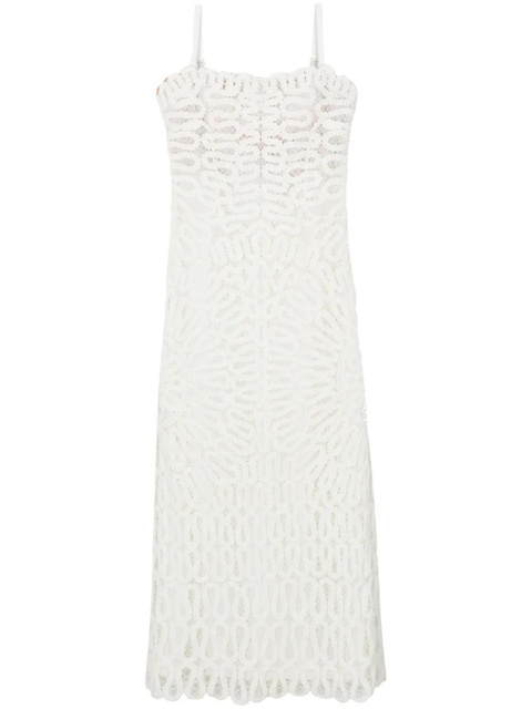 Simkhai sleeveless lace midi dress - White - zdjęcie produktu nr 1