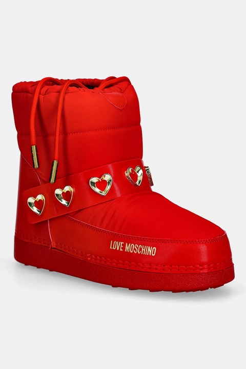 Love Moschino śniegowce kolor czerwony JA24182G1NISD50A - zdjęcie produktu nr 1