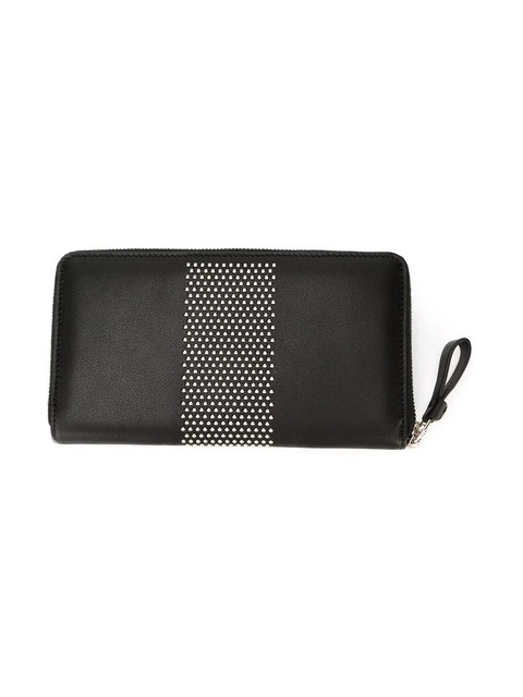 Alexander McQueen studded zip around wallet - Black - zdjęcie produktu nr 2