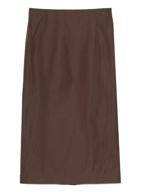 St. Agni rear-slit midi skirt - Brown - zdjęcie produktu nr 1