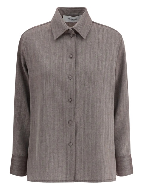 Golden Goose button-fastening shirt - Brown - zdjęcie produktu nr 1