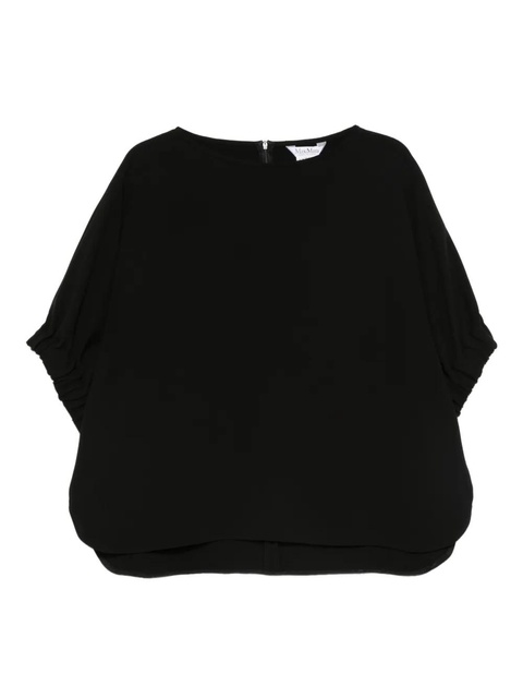 Max Mara round-neck blouse - Black - zdjęcie produktu nr 1