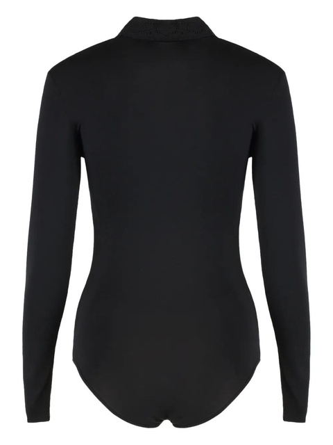 Magda Butrym eyelet-collar bodysuit - Black - zdjęcie produktu nr 2