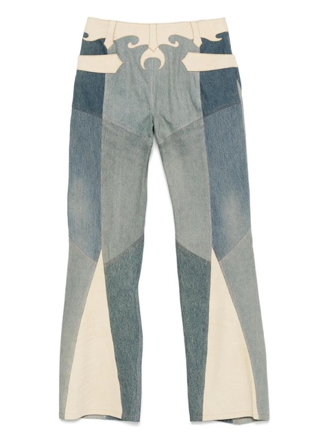 Marine Serre flared jeans - Blue - zdjęcie produktu nr 2