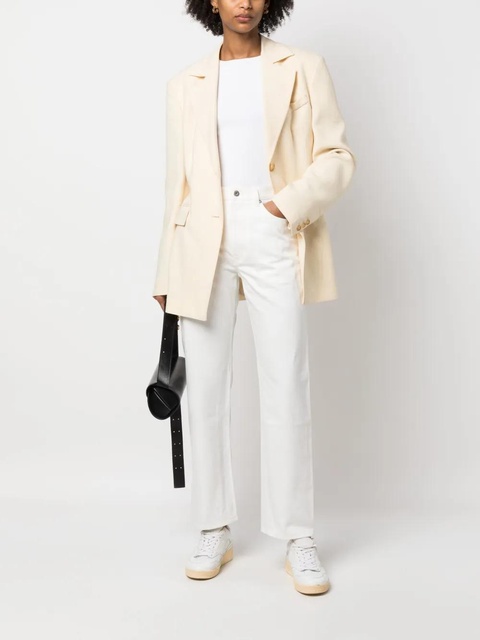 Jil Sander straight-leg cotton trousers - White - zdjęcie produktu nr 2