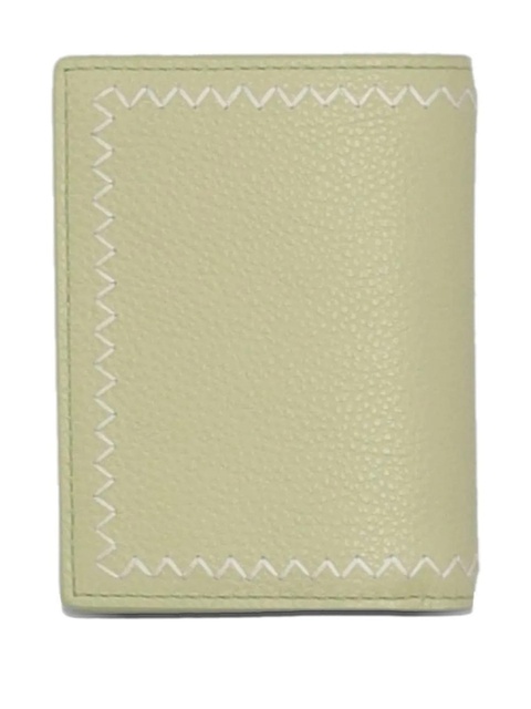 Marni embroidered leather bifold wallet - Green - zdjęcie produktu nr 2