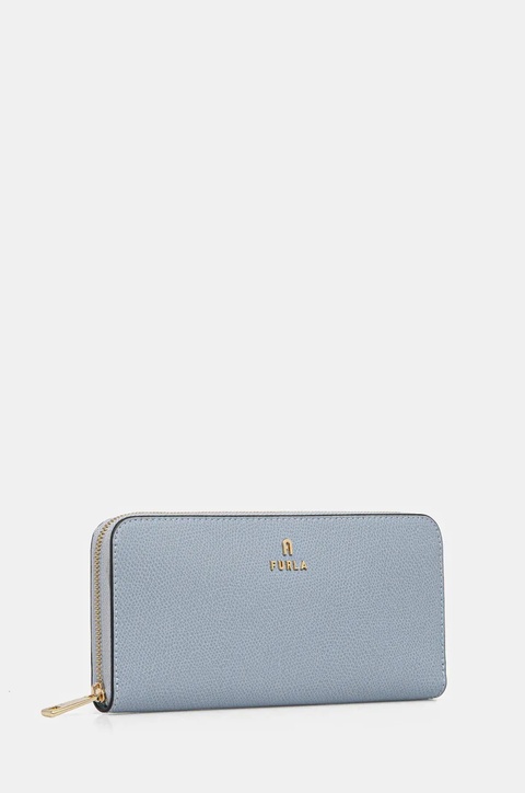 Furla portfel skórzany damski kolor niebieski WP00313 ARE000 3593S - zdjęcie produktu nr 1