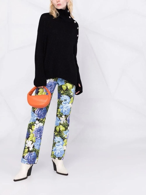 Zadig&Voltaire Alma star-charm high-neck jumper - Black - zdjęcie produktu nr 1