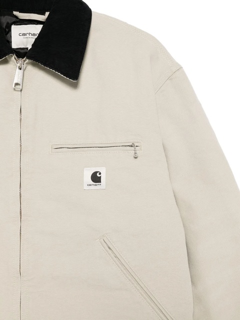 Carhartt WIP corduroy-collar zip-front jacket - Neutrals - zdjęcie produktu nr 2