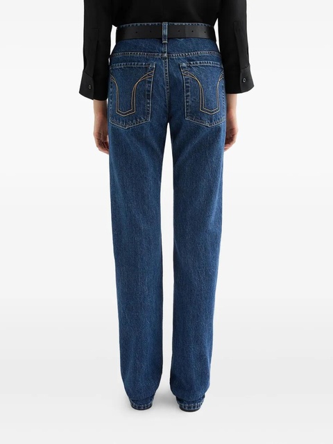 Jil Sander pressed-crease jeans - Blue - zdjęcie produktu nr 1