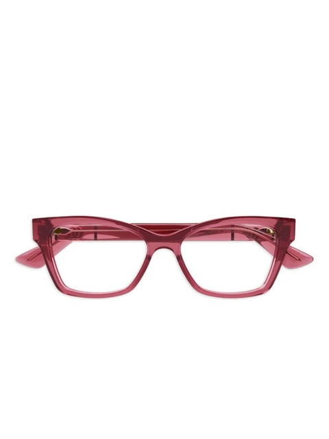 Gucci Eyewear GG logo glasses - Pink - zdjęcie produktu nr 1