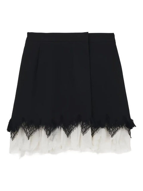 Alexander McQueen wool A-line skirt - Black - zdjęcie produktu nr 2