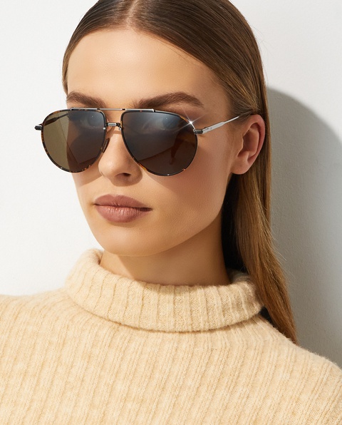 DIOR - Okulary przeciwsłoneczne typu pilotki - zdjęcie produktu nr 1