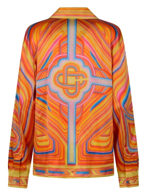 Casablanca silk shirt - Orange - zdjęcie produktu nr 2