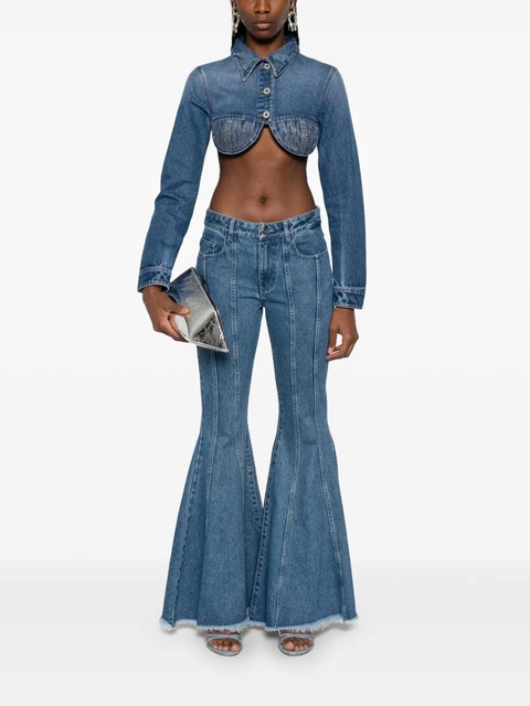 Jean Paul Gaultier Conical cropped jacket - Blue - zdjęcie produktu nr 1