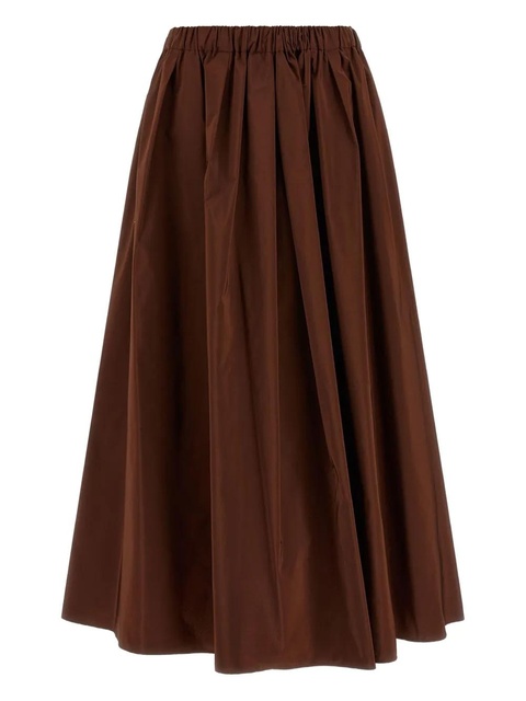 Weekend Max Mara Bruno elasticated flared skirt - Brown - zdjęcie produktu nr 2