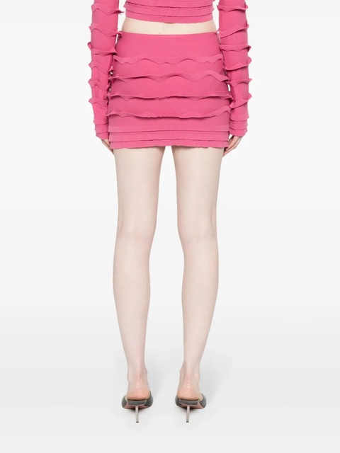 Blumarine ruffled mini skirt - Pink - zdjęcie produktu nr 2