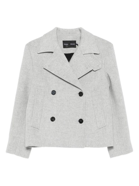 Proenza Schouler double-breasted wool-blend jacket - Grey - zdjęcie produktu nr 1