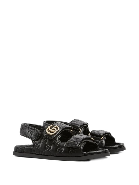 Gucci Double G flat sandals - Black - zdjęcie produktu nr 2