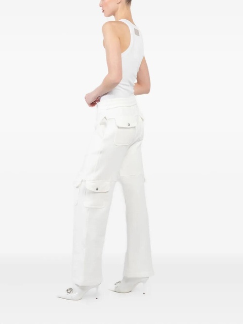 Aya Muse jersey cargo trousers - White - zdjęcie produktu nr 2