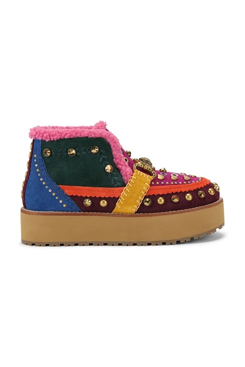 Kurt Geiger London śniegowce zamszowe Mansion Cosy Boot kolor multicolor 4993969029 - zdjęcie produktu nr 1