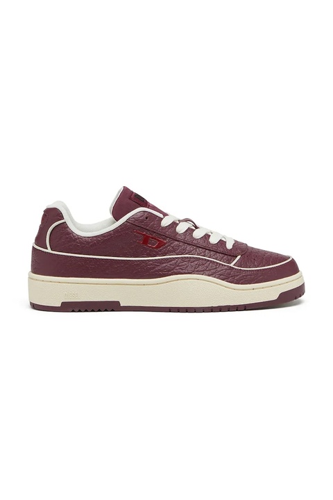 Diesel sneakersy skórzane S-Tracker-D Low W damskie kolor bordowy Y03513-P8417-T5086 - zdjęcie produktu nr 1