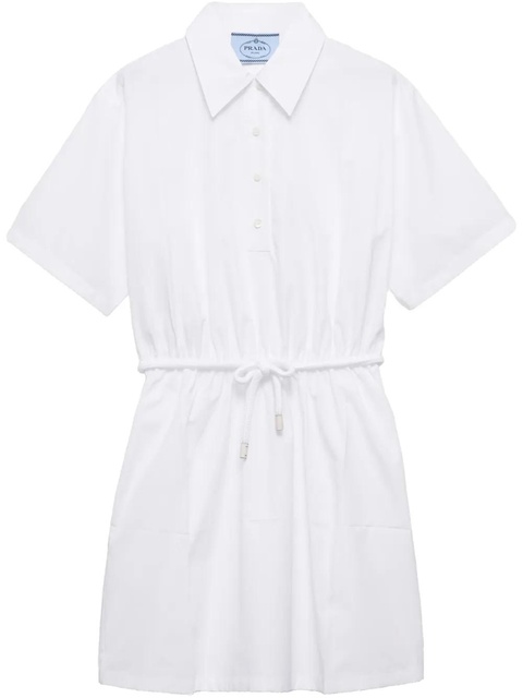 Prada poplin mini dress - White - zdjęcie produktu nr 1
