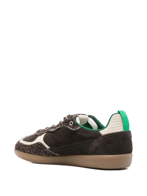 ALOHAS Tb.490 Rife suede-panelled leather sneakers - Brown - zdjęcie produktu nr 2
