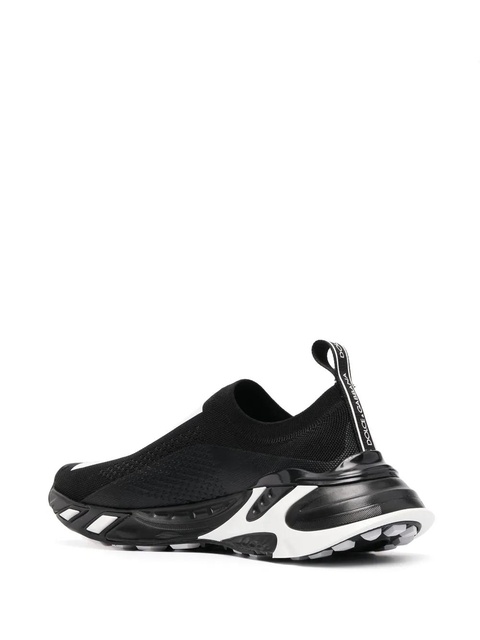 Dolce & Gabbana logo-print panelled sneakers - Black - zdjęcie produktu nr 2