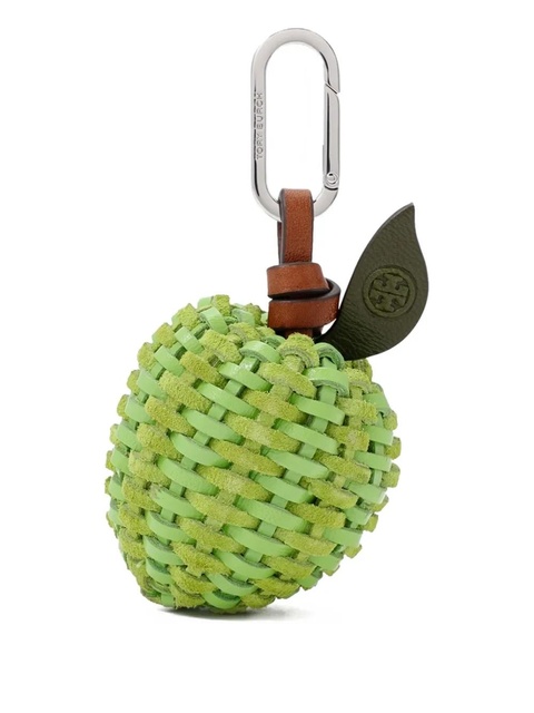 Tory Burch lime woven keyring - Green - zdjęcie produktu nr 2
