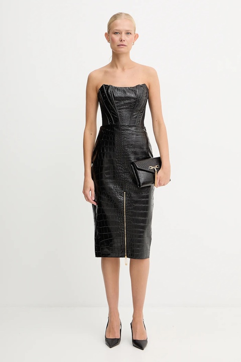 Elisabetta Franchi top damska kolor czarny gładka TO03056E2 - zdjęcie produktu nr 1