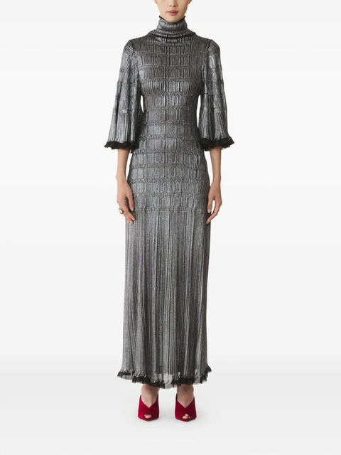 Lanvin high-neck maxi dress - Black - zdjęcie produktu nr 1