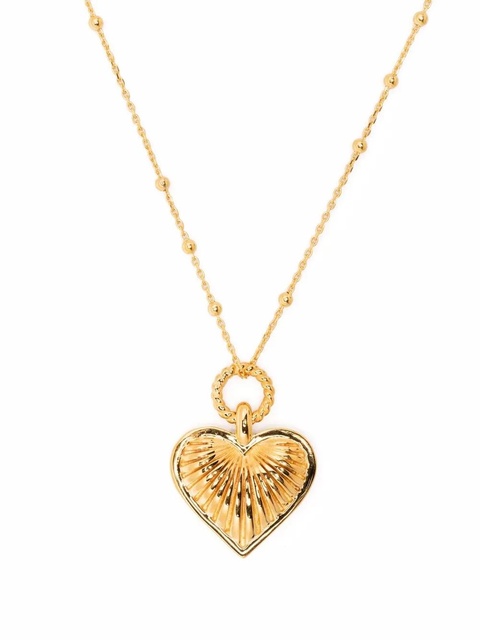 Missoma ridge heart charm necklace - Gold - zdjęcie produktu nr 1