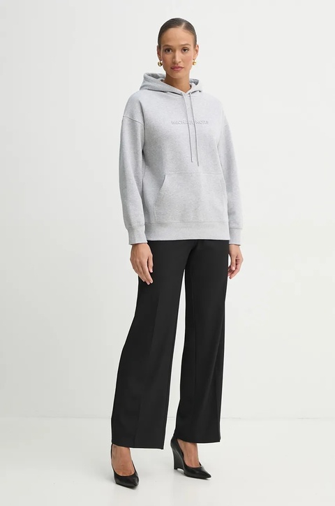 MICHAEL Michael Kors bluza damska kolor szary z kapturem melanżowa MR551QC5MF - zdjęcie produktu nr 2