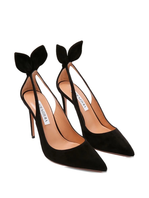 Aquazzura 105mm bow-detail pumps - Black - zdjęcie produktu nr 1