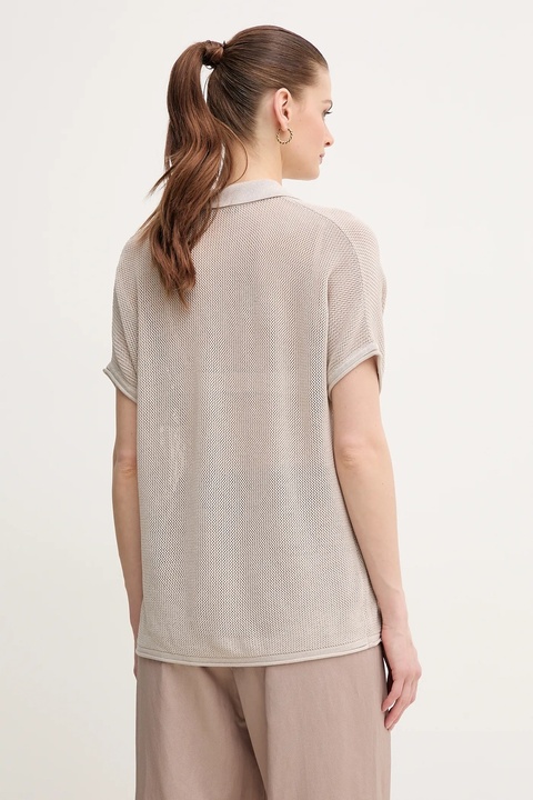 Marc Aurel sweter damskie kolor beżowy lekki 8994-8000-82052 - zdjęcie produktu nr 2