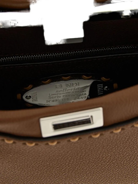 FENDI Peekaboo Selleria handbag - Brown - zdjęcie produktu nr 2