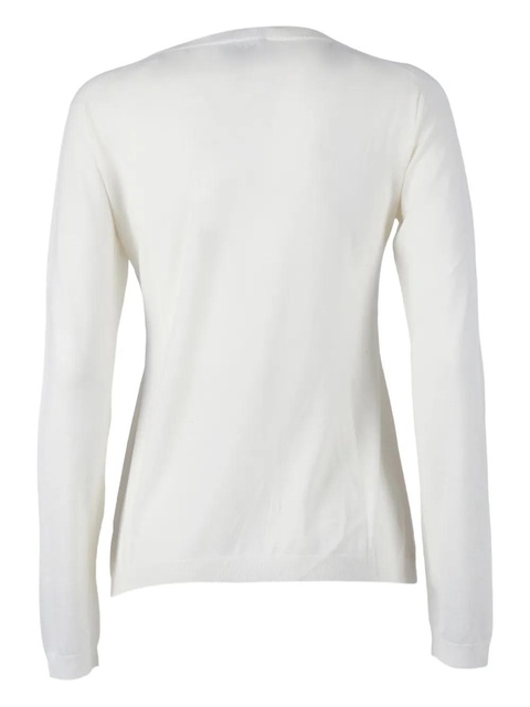 Max Mara Vezzoso v-neck top - White - zdjęcie produktu nr 2