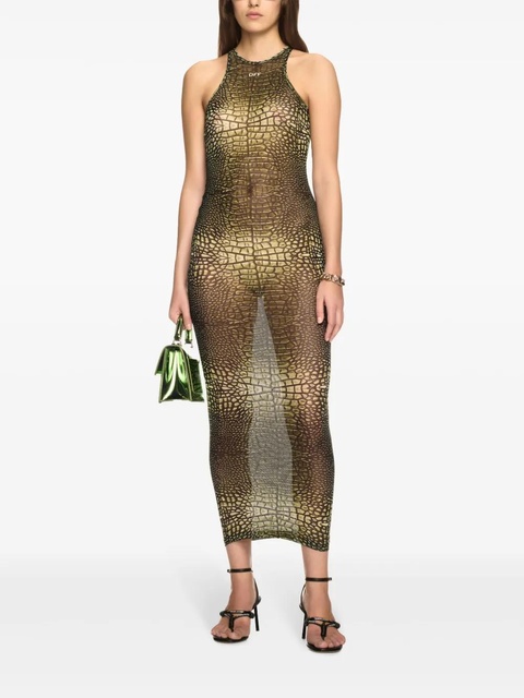 Off-White Croco dress - Green - zdjęcie produktu nr 2