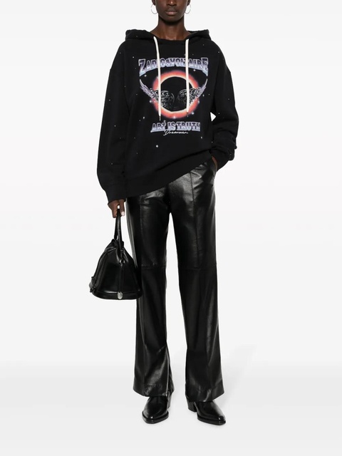 Zadig&Voltaire Elisio logo-print hoodie - Black - zdjęcie produktu nr 2