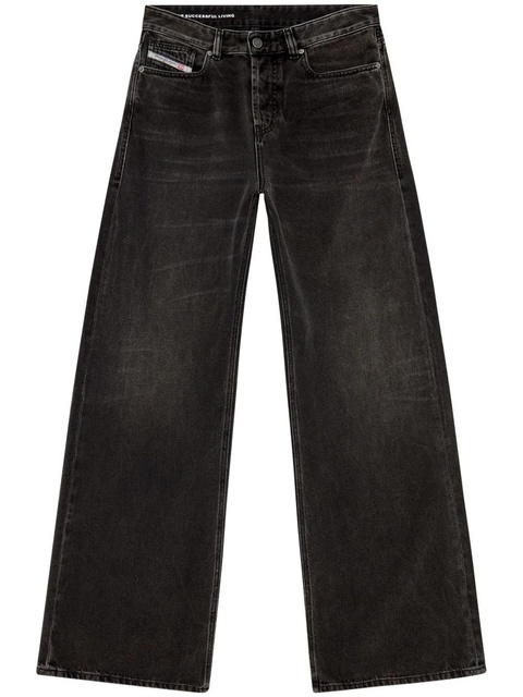 Diesel 1996 D-Sire low-rise wide-leg jeans - Black - zdjęcie produktu nr 1