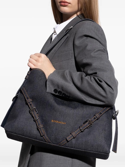 Givenchy buckle-strap shoulder bag - Blue - zdjęcie produktu nr 1