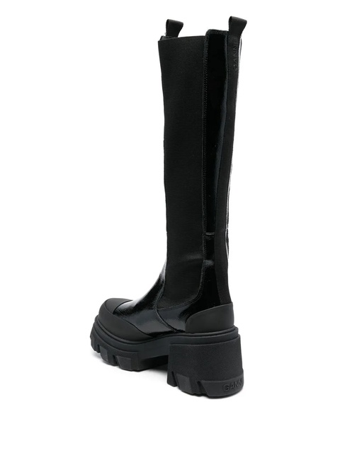 GANNI Cleated knee-high boots - Black - zdjęcie produktu nr 2