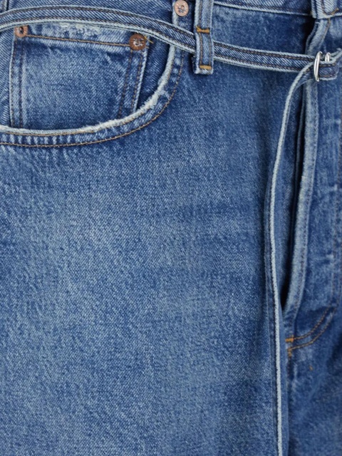 AGOLDE Emmi belted jeans - Blue - zdjęcie produktu nr 2