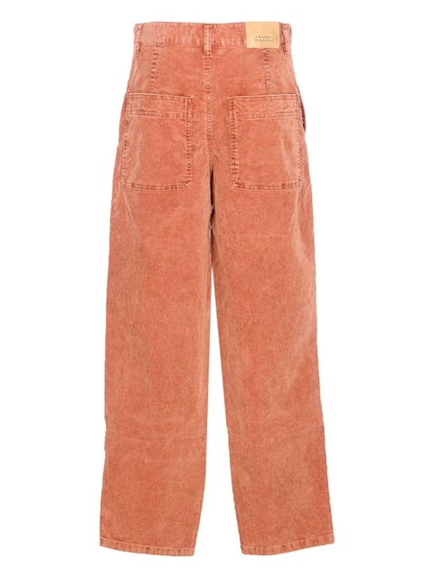 MARANT ÉTOILE Onyta patch-pocket corduroy trousers - Pink - zdjęcie produktu nr 2