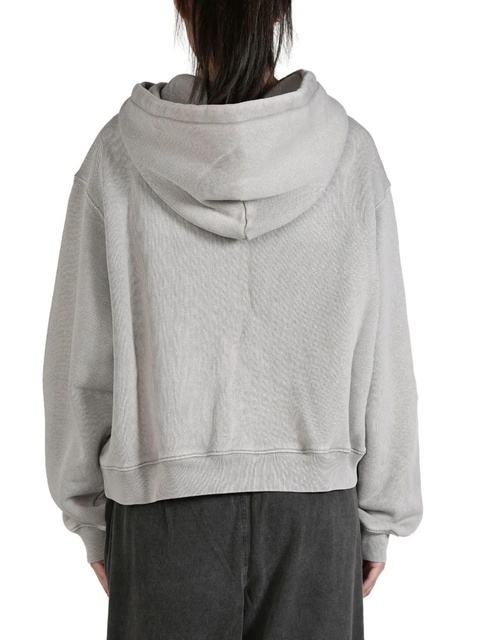 Alexander Wang logo-embroidered hoodie - Grey - zdjęcie produktu nr 2