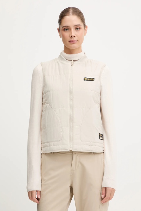 Columbia bezrękawnik sportowy dwustronny High Cascades kolor beżowy przejściowy 2138391 - zdjęcie produktu nr 2