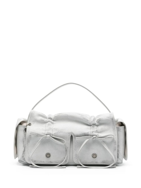 Acne Studios Multipocket leather tote bag - White - zdjęcie produktu nr 1